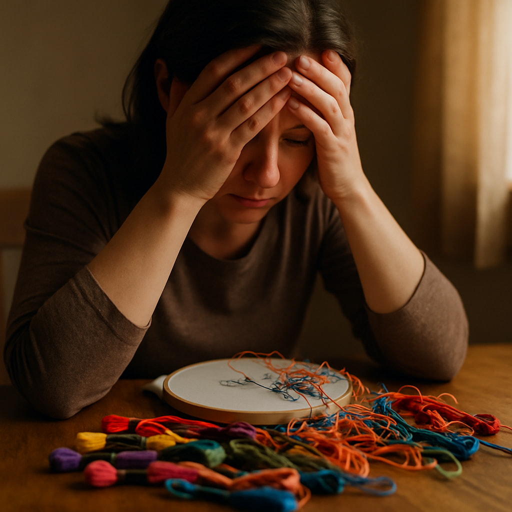 harmonies des couleurs avec les fils DMC