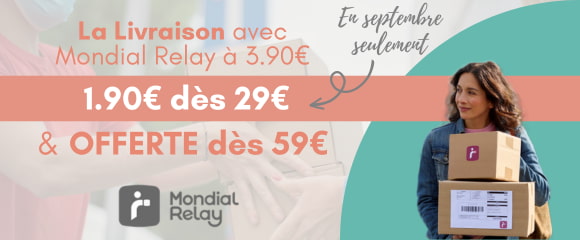 Livraison de votre matriel de broderie avec Mondial Relay
