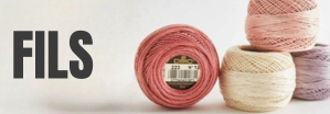 Fils broderie et crochet DMC