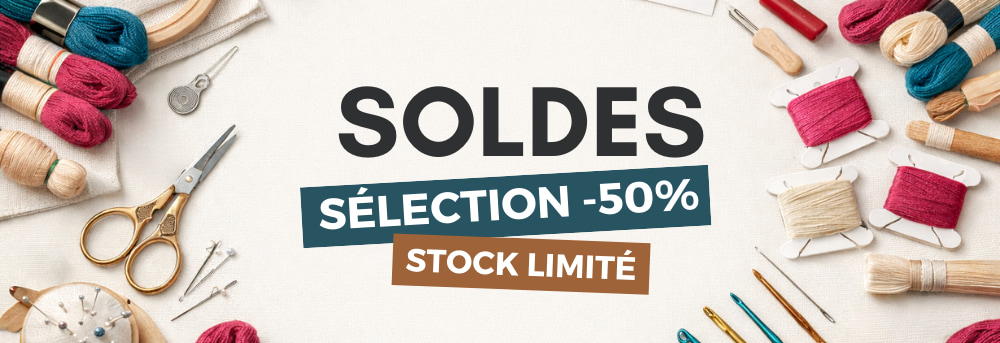 Soldes broderie et point de croix