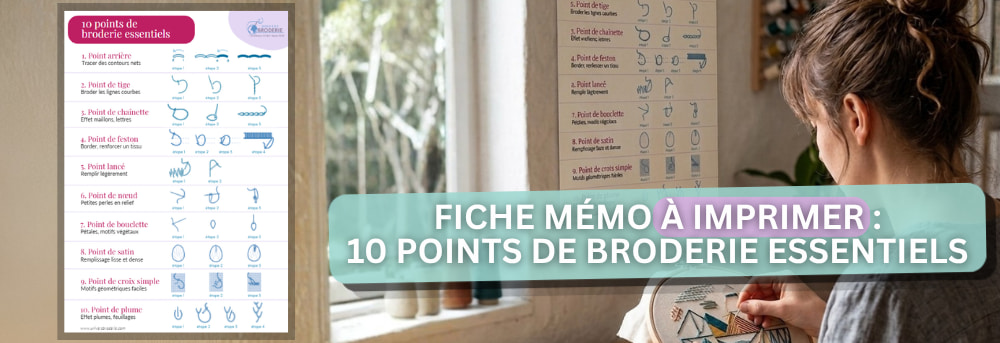 fiche memo gratuit univers broderie